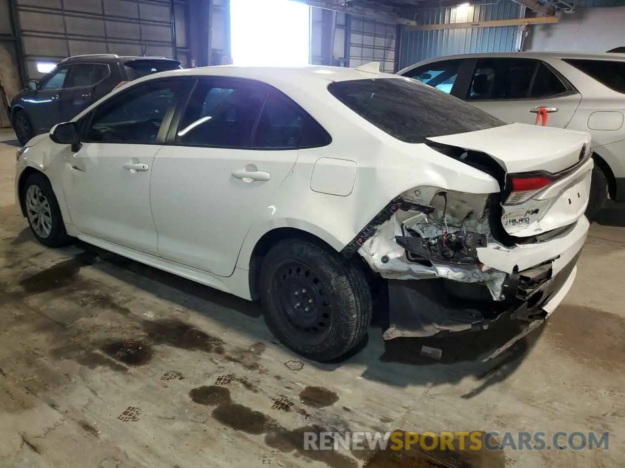 2 fotografías del automóvil dañado JTDEPRAE2LJ048632 TOYOTA COROLLA 2020