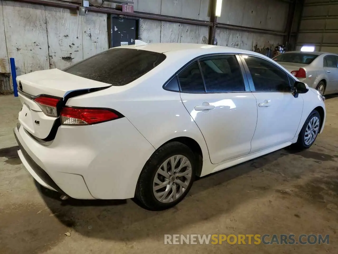 3 fotografías del automóvil dañado JTDEPRAE2LJ048632 TOYOTA COROLLA 2020