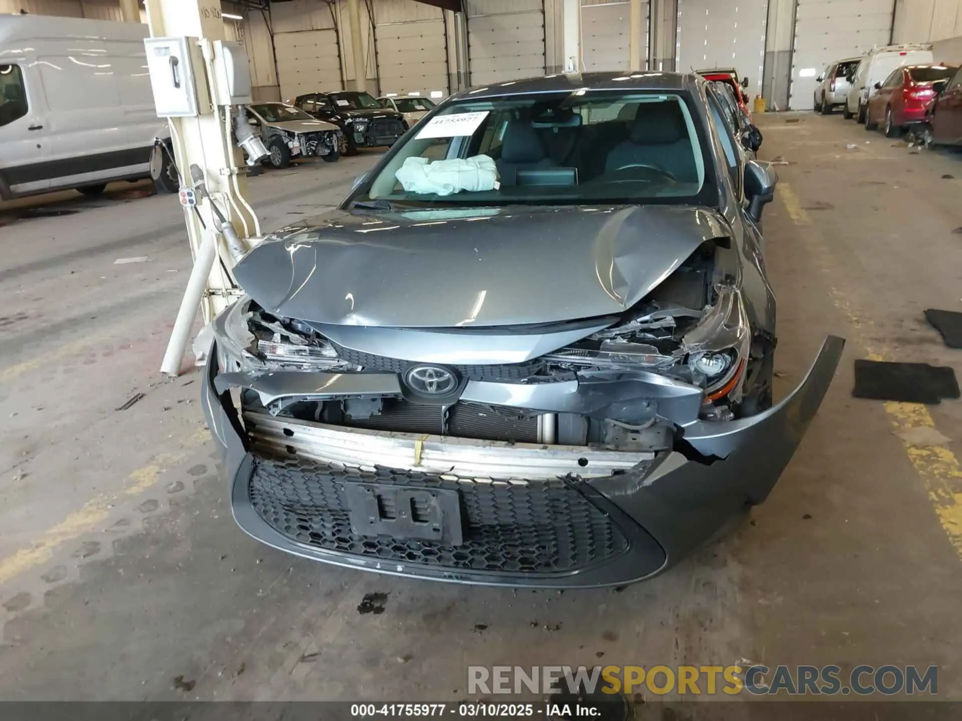 12 fotografías del automóvil dañado JTDEPRAE2LJ052308 TOYOTA COROLLA 2020