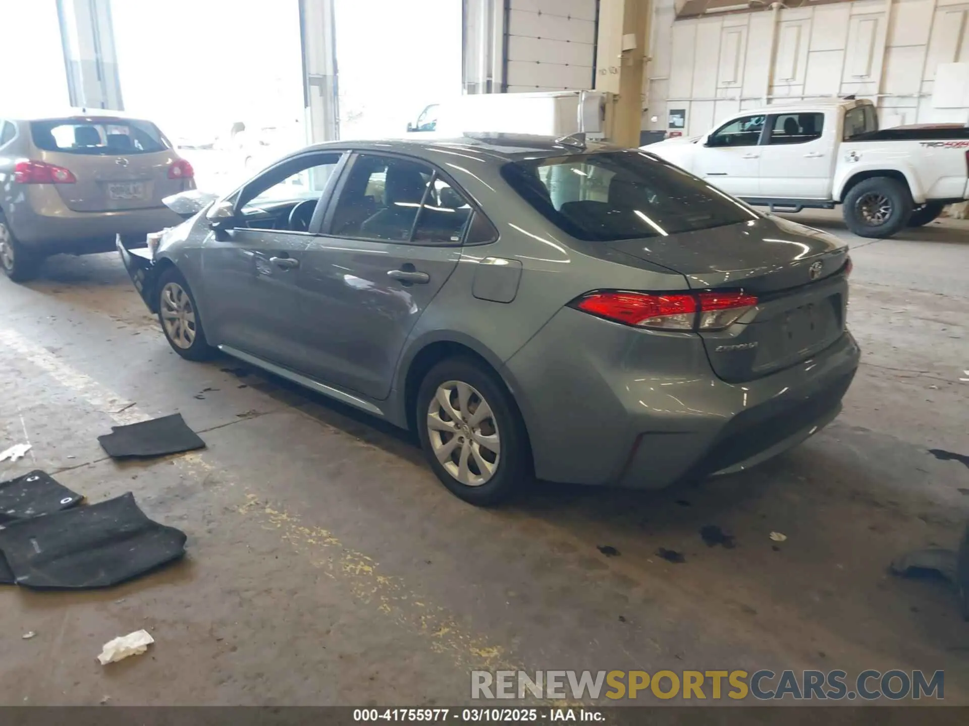 3 fotografías del automóvil dañado JTDEPRAE2LJ052308 TOYOTA COROLLA 2020