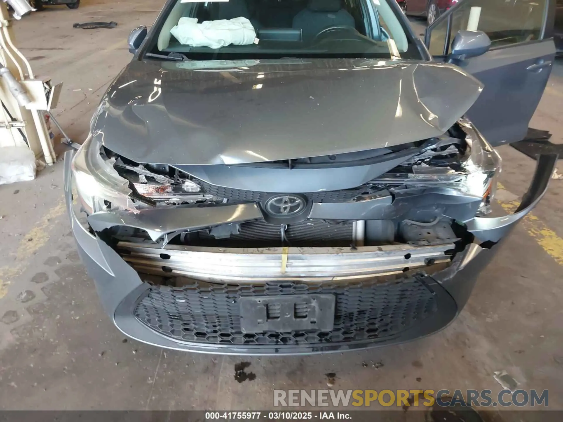 6 fotografías del automóvil dañado JTDEPRAE2LJ052308 TOYOTA COROLLA 2020