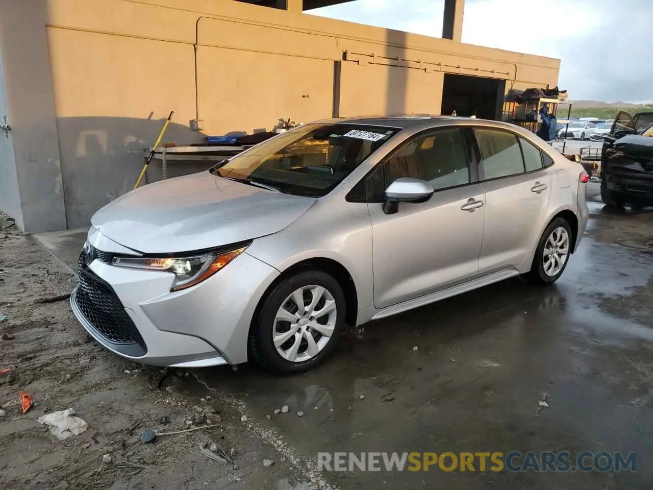 1 fotografías del automóvil dañado JTDEPRAE2LJ062952 TOYOTA COROLLA 2020
