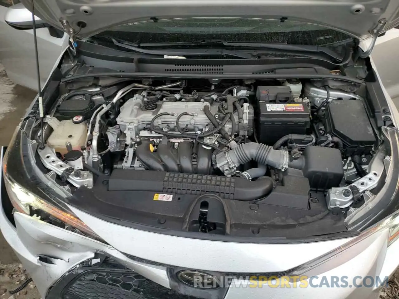 11 fotografías del automóvil dañado JTDEPRAE2LJ062952 TOYOTA COROLLA 2020