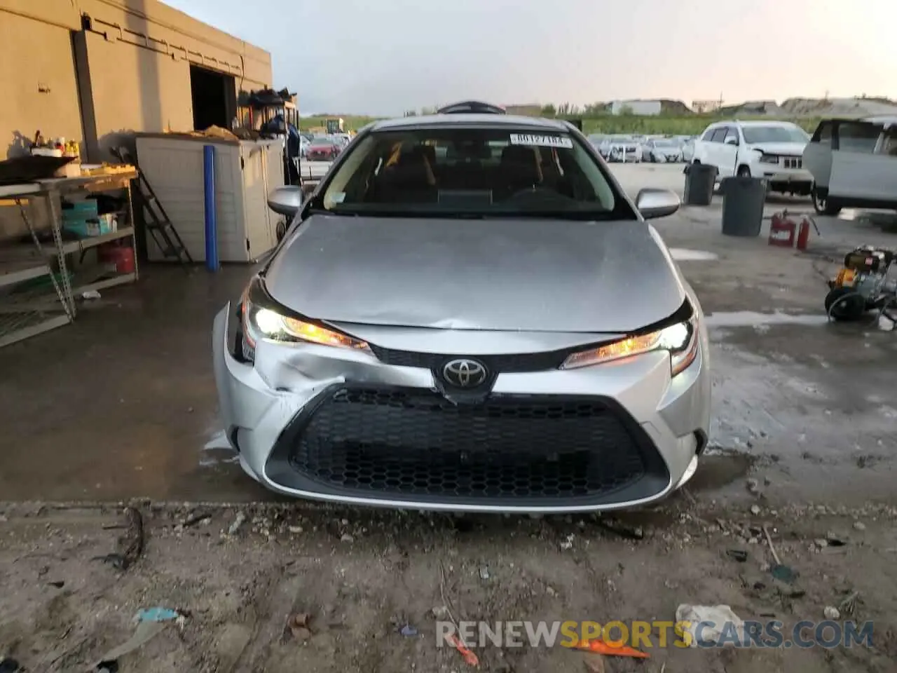 5 fotografías del automóvil dañado JTDEPRAE2LJ062952 TOYOTA COROLLA 2020
