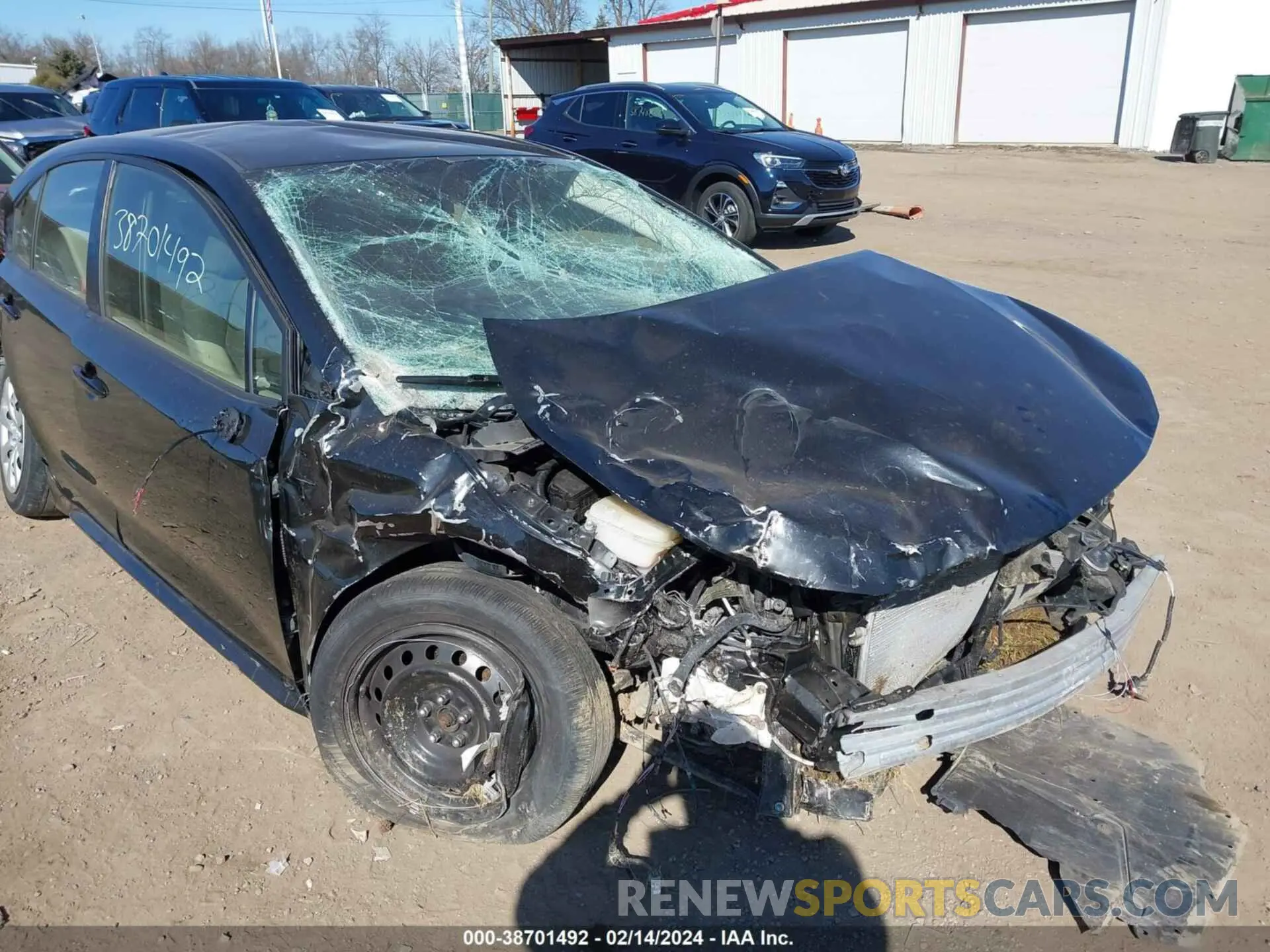19 fotografías del automóvil dañado JTDEPRAE2LJ064653 TOYOTA COROLLA 2020