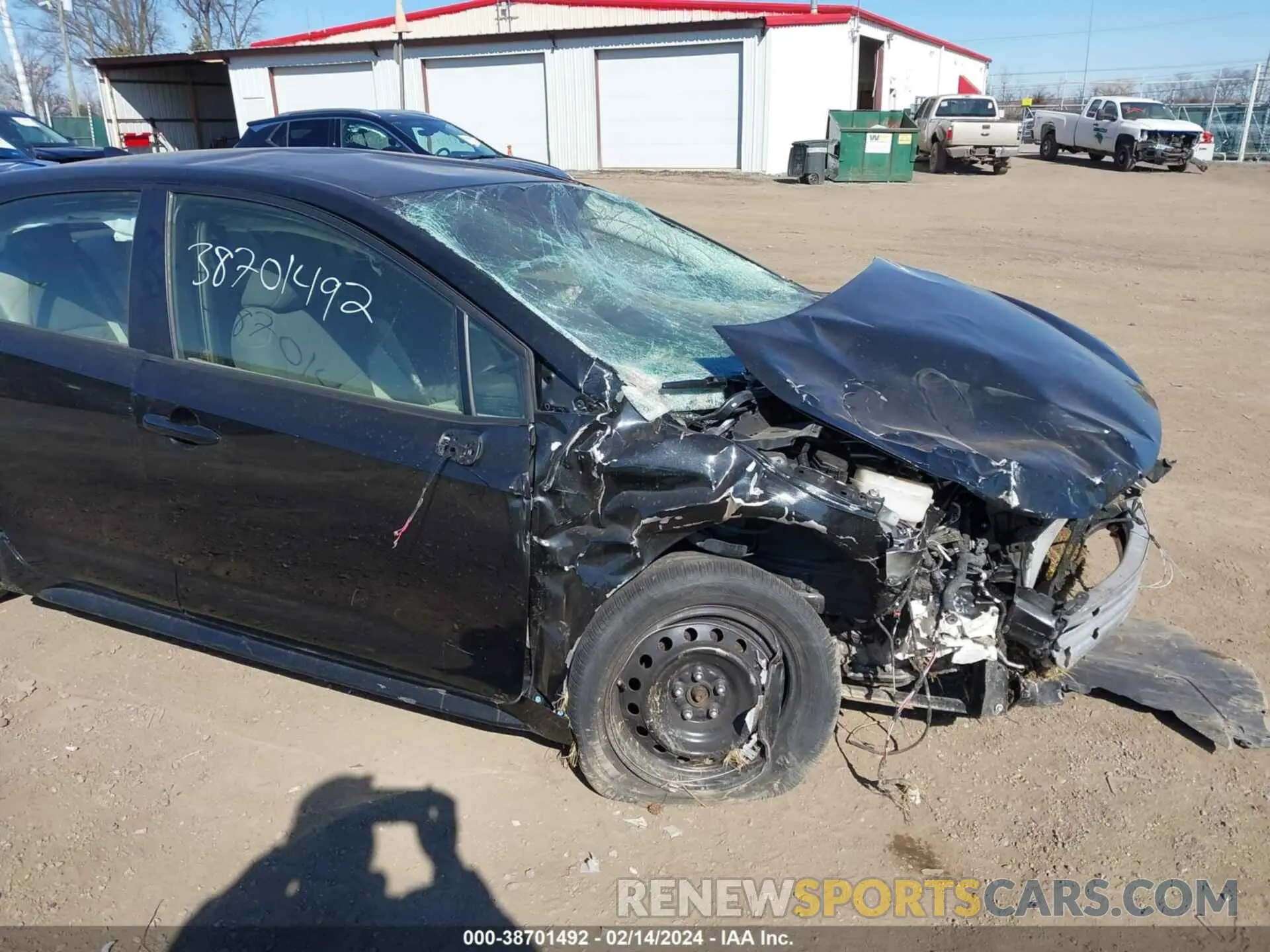 20 fotografías del automóvil dañado JTDEPRAE2LJ064653 TOYOTA COROLLA 2020