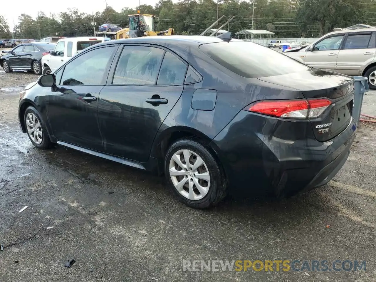 2 fotografías del automóvil dañado JTDEPRAE2LJ065477 TOYOTA COROLLA 2020
