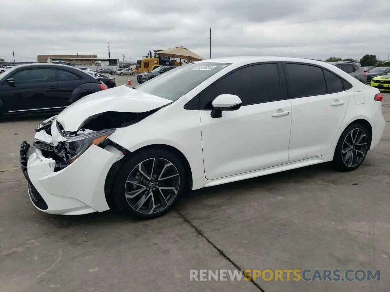 1 fotografías del automóvil dañado JTDEPRAE2LJ070050 TOYOTA COROLLA 2020