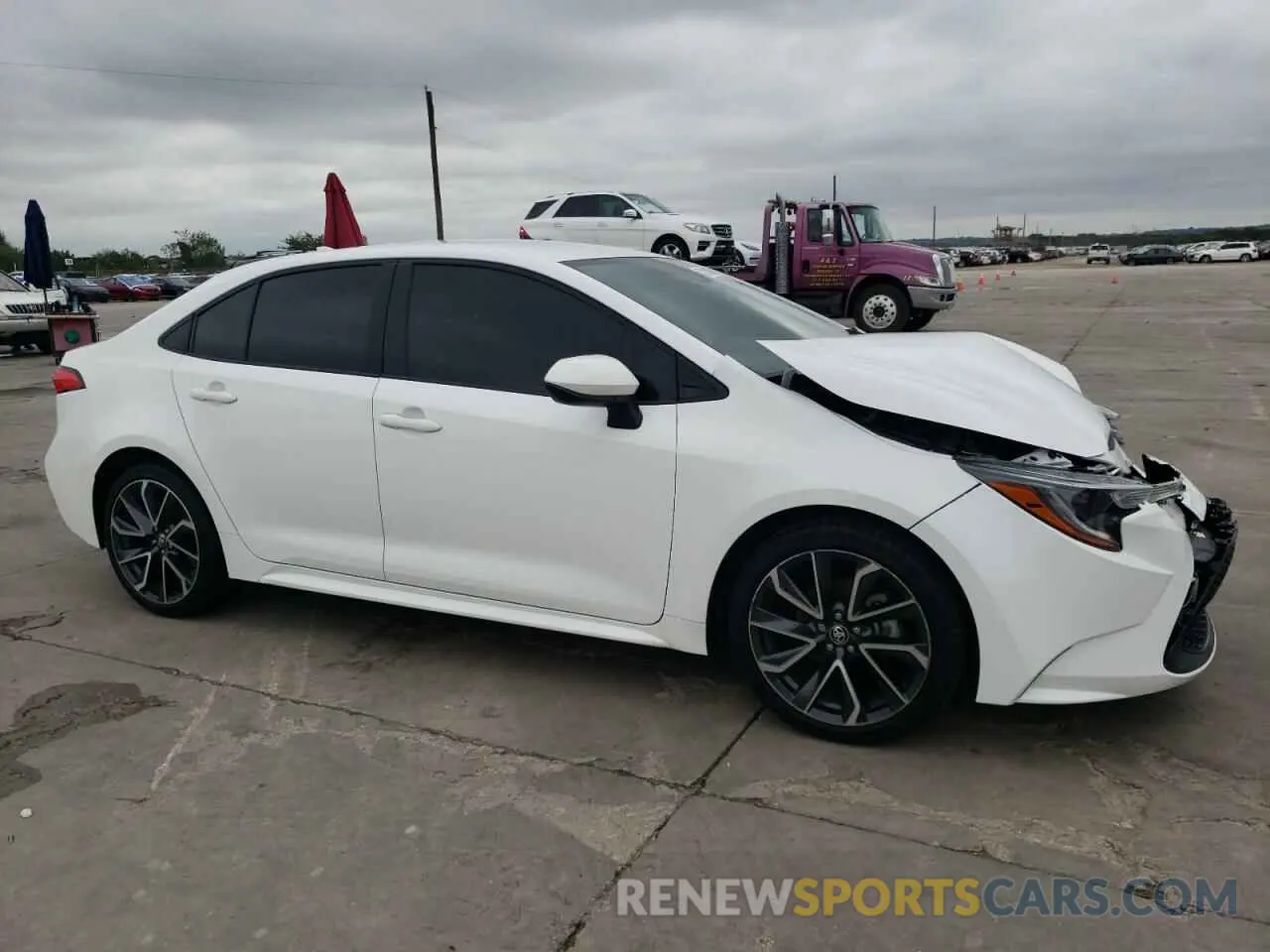 4 fotografías del automóvil dañado JTDEPRAE2LJ070050 TOYOTA COROLLA 2020