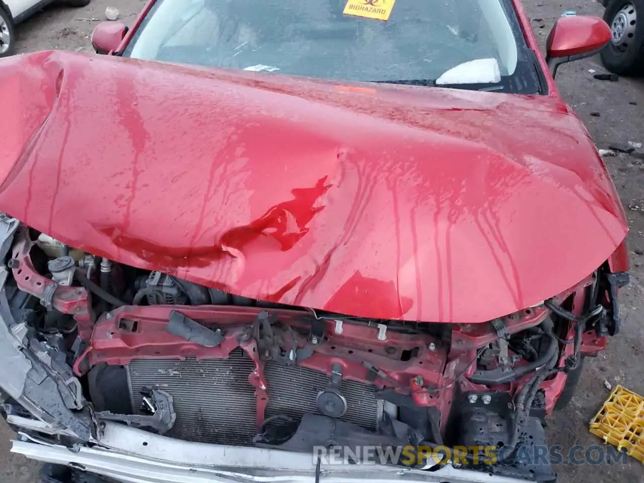 11 fotografías del automóvil dañado JTDEPRAE2LJ073109 TOYOTA COROLLA 2020