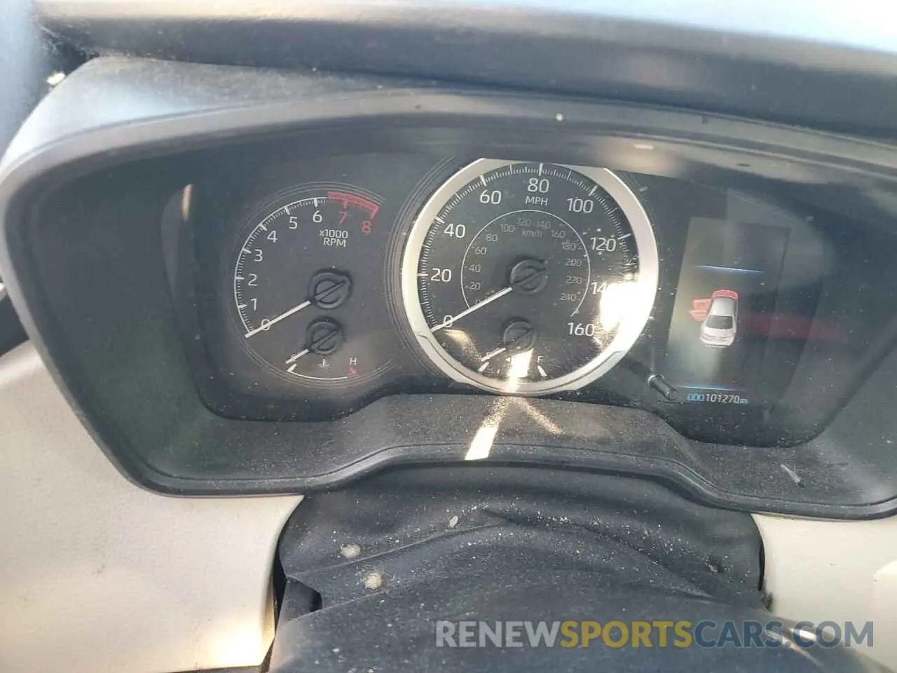 9 fotografías del automóvil dañado JTDEPRAE2LJ073109 TOYOTA COROLLA 2020