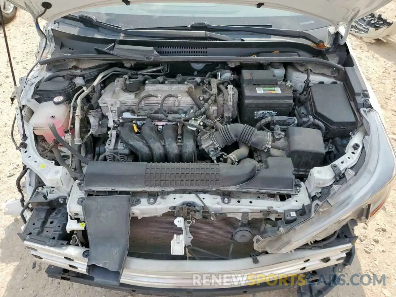 11 fotografías del automóvil dañado JTDEPRAE2LJ082294 TOYOTA COROLLA 2020