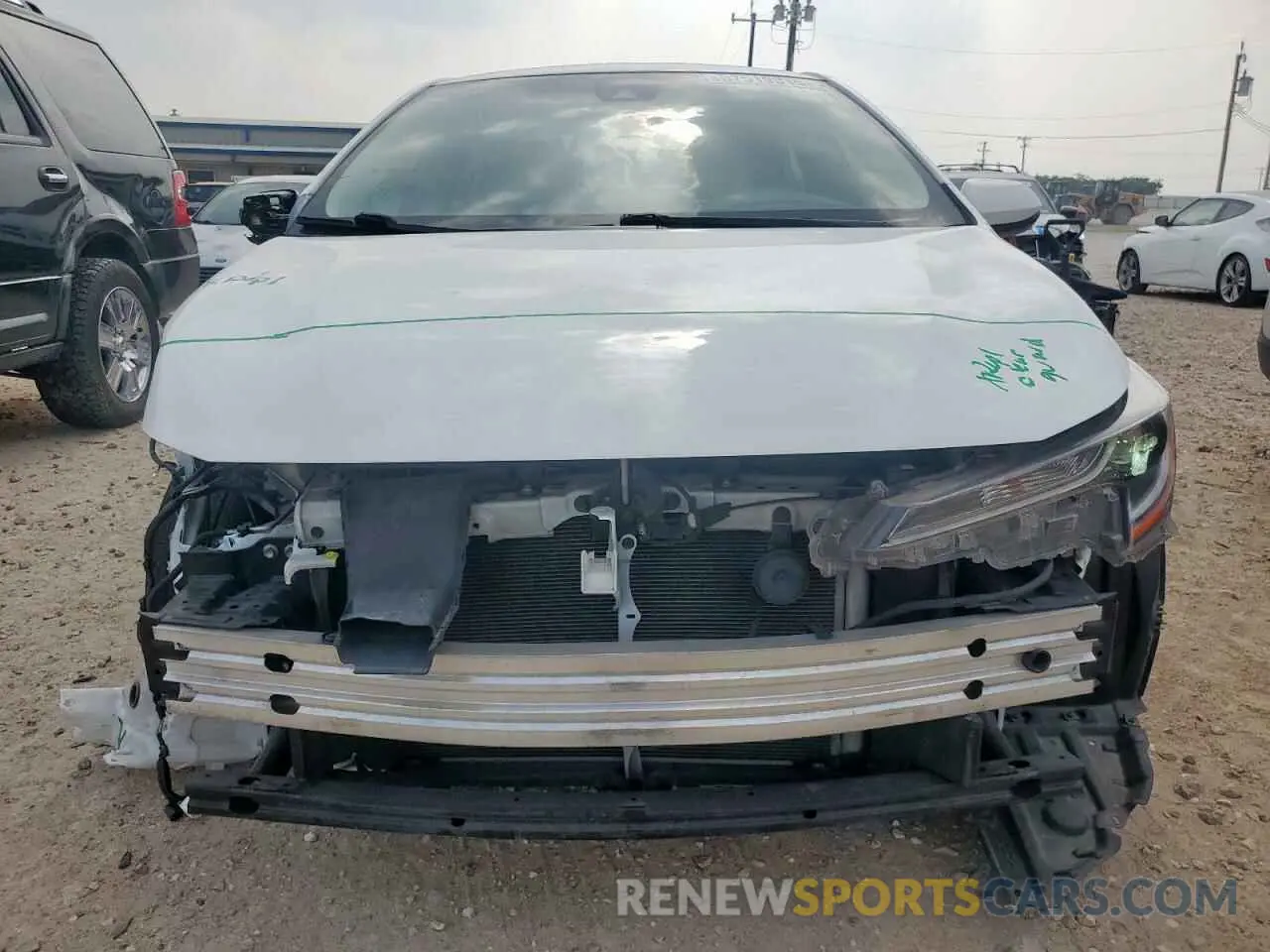 5 fotografías del automóvil dañado JTDEPRAE2LJ082294 TOYOTA COROLLA 2020