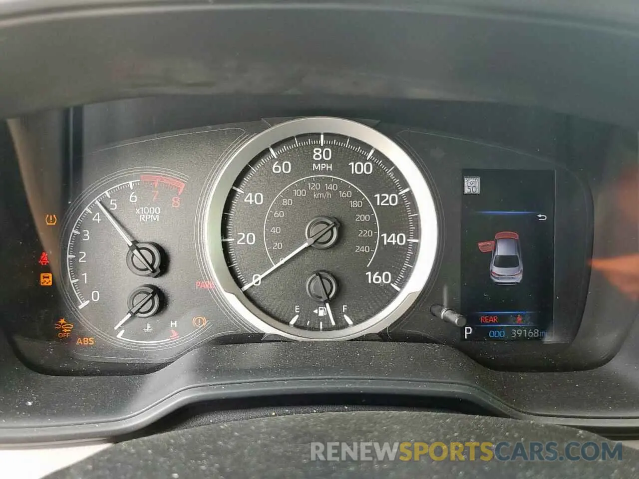 9 fotografías del automóvil dañado JTDEPRAE2LJ082294 TOYOTA COROLLA 2020
