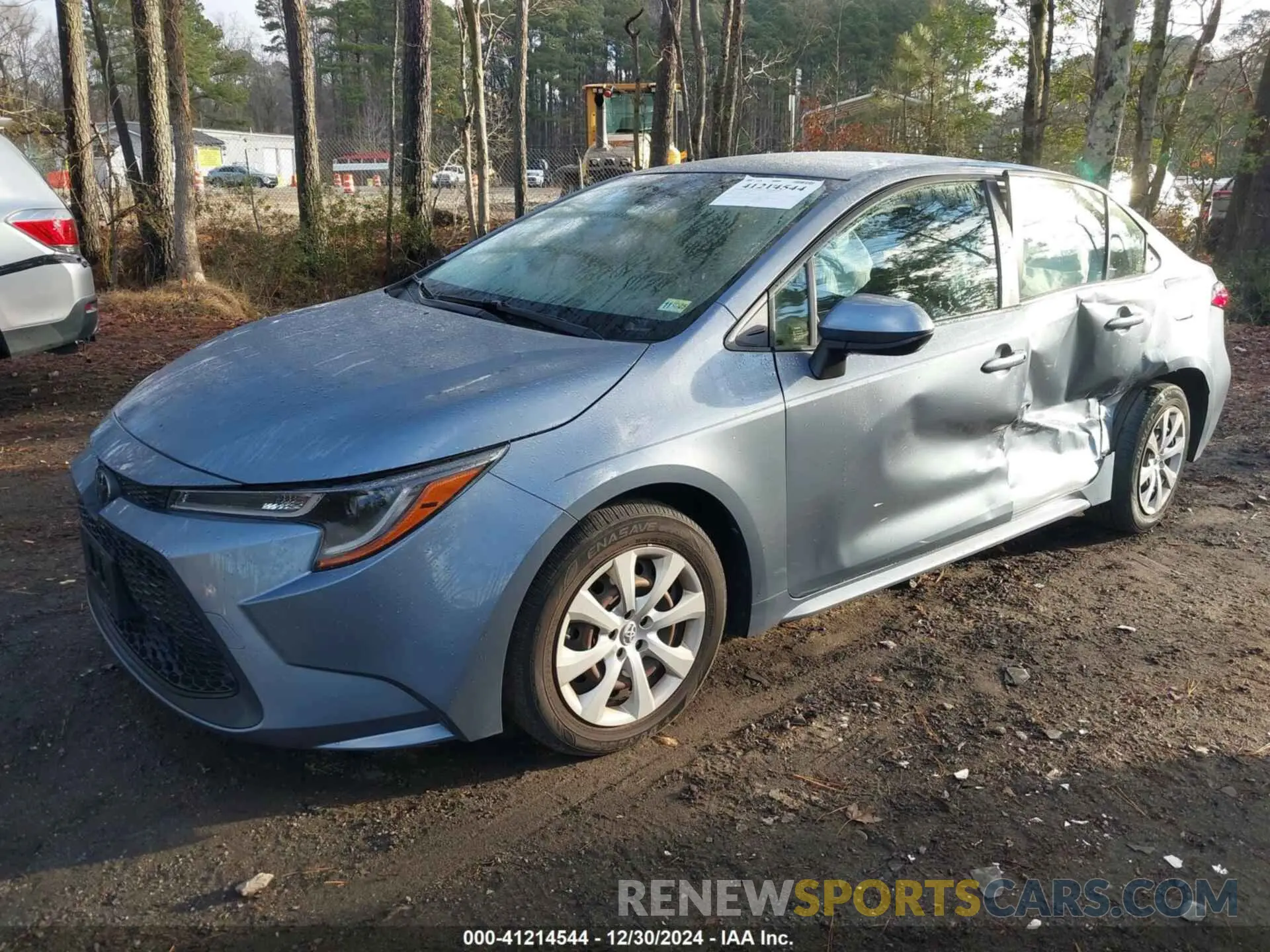 2 fotografías del automóvil dañado JTDEPRAE2LJ089889 TOYOTA COROLLA 2020
