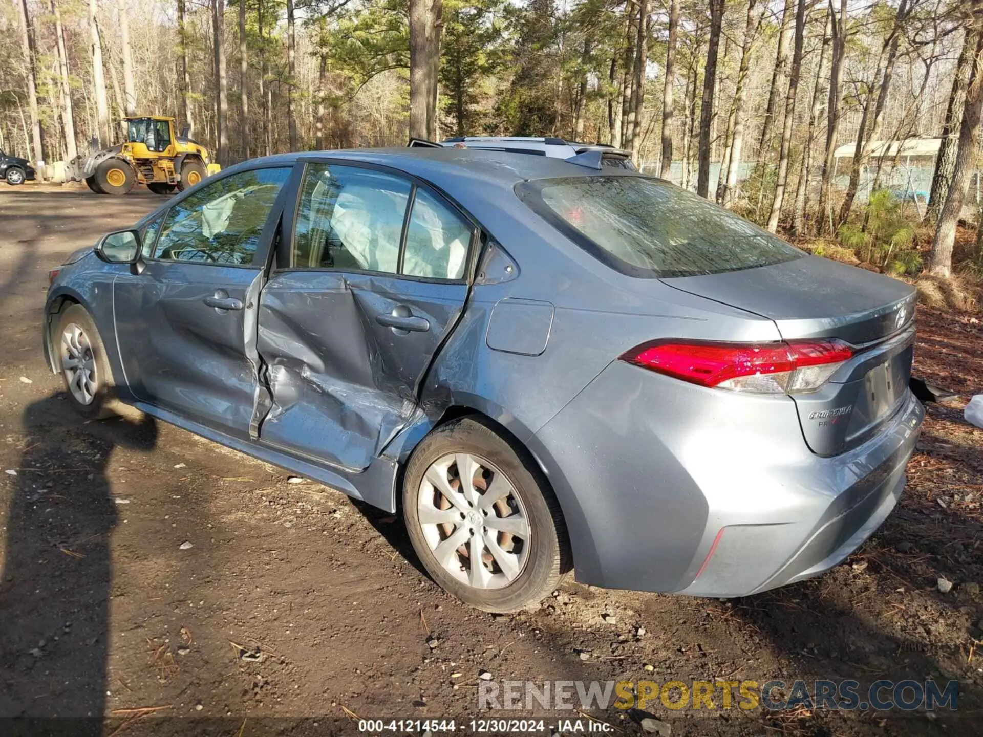 3 fotografías del automóvil dañado JTDEPRAE2LJ089889 TOYOTA COROLLA 2020
