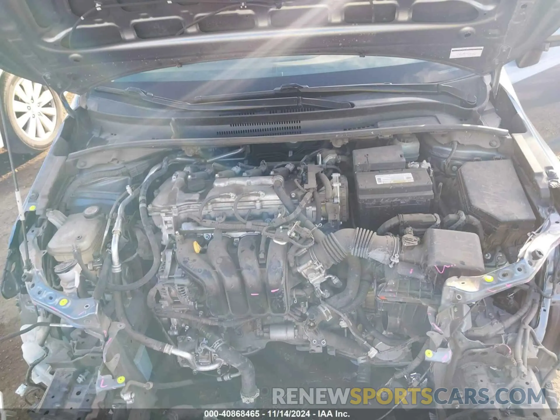 10 fotografías del automóvil dañado JTDEPRAE2LJ094834 TOYOTA COROLLA 2020