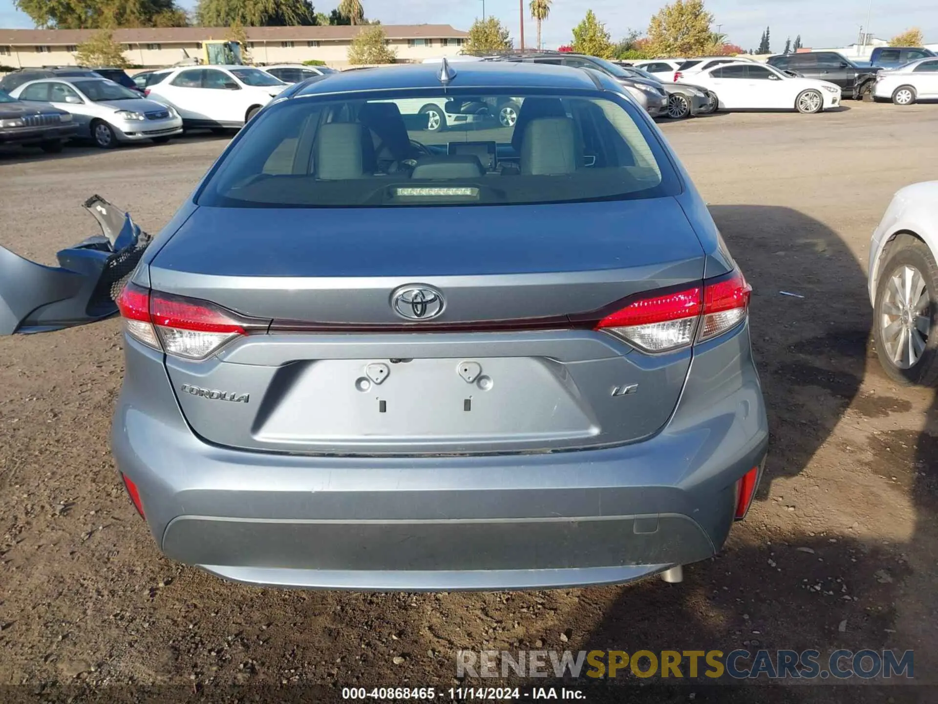 17 fotografías del automóvil dañado JTDEPRAE2LJ094834 TOYOTA COROLLA 2020