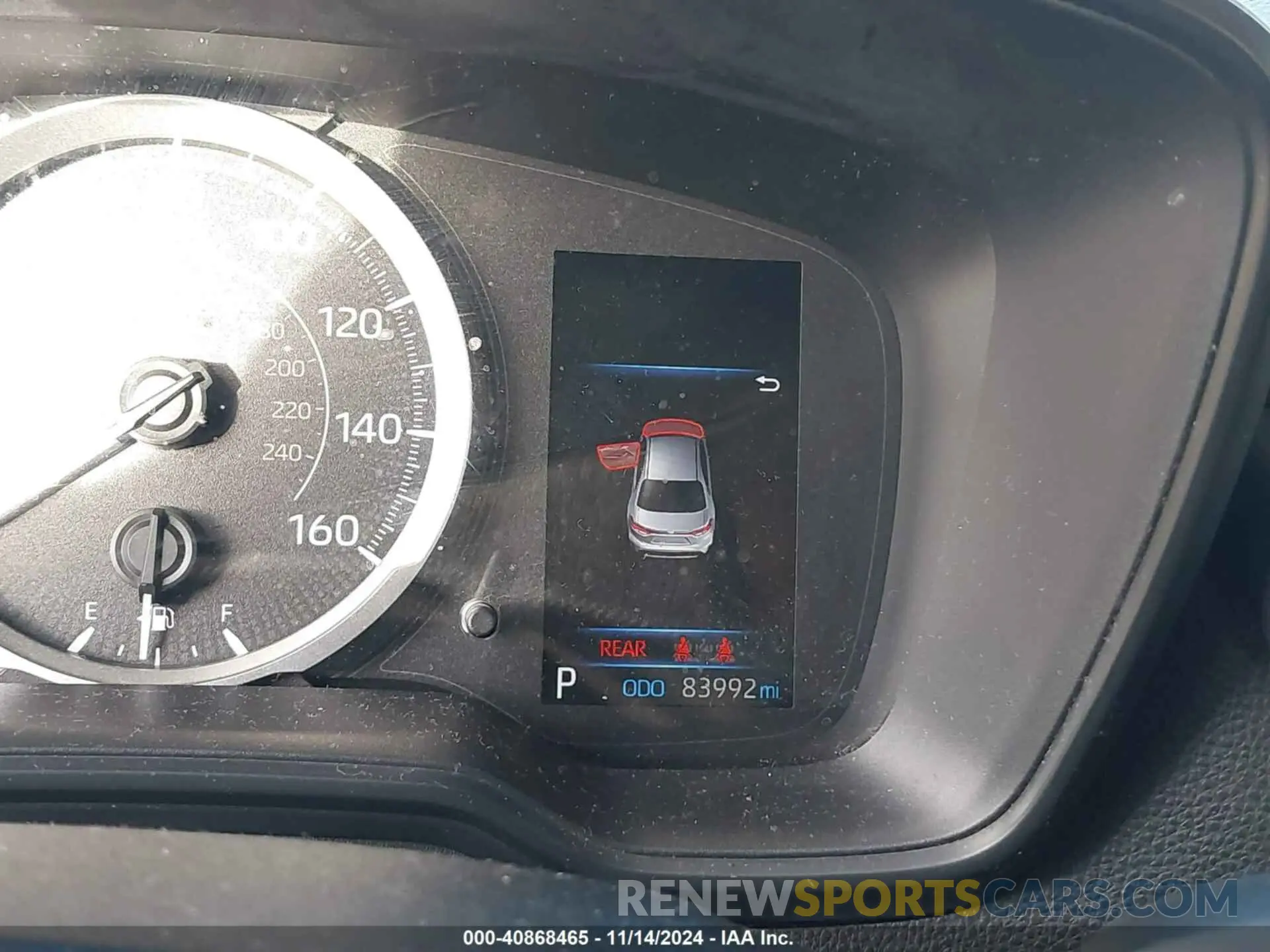 7 fotografías del automóvil dañado JTDEPRAE2LJ094834 TOYOTA COROLLA 2020