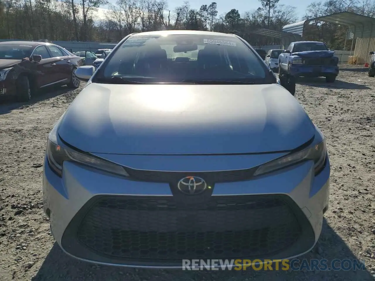 5 fotografías del automóvil dañado JTDEPRAE2LJ096406 TOYOTA COROLLA 2020