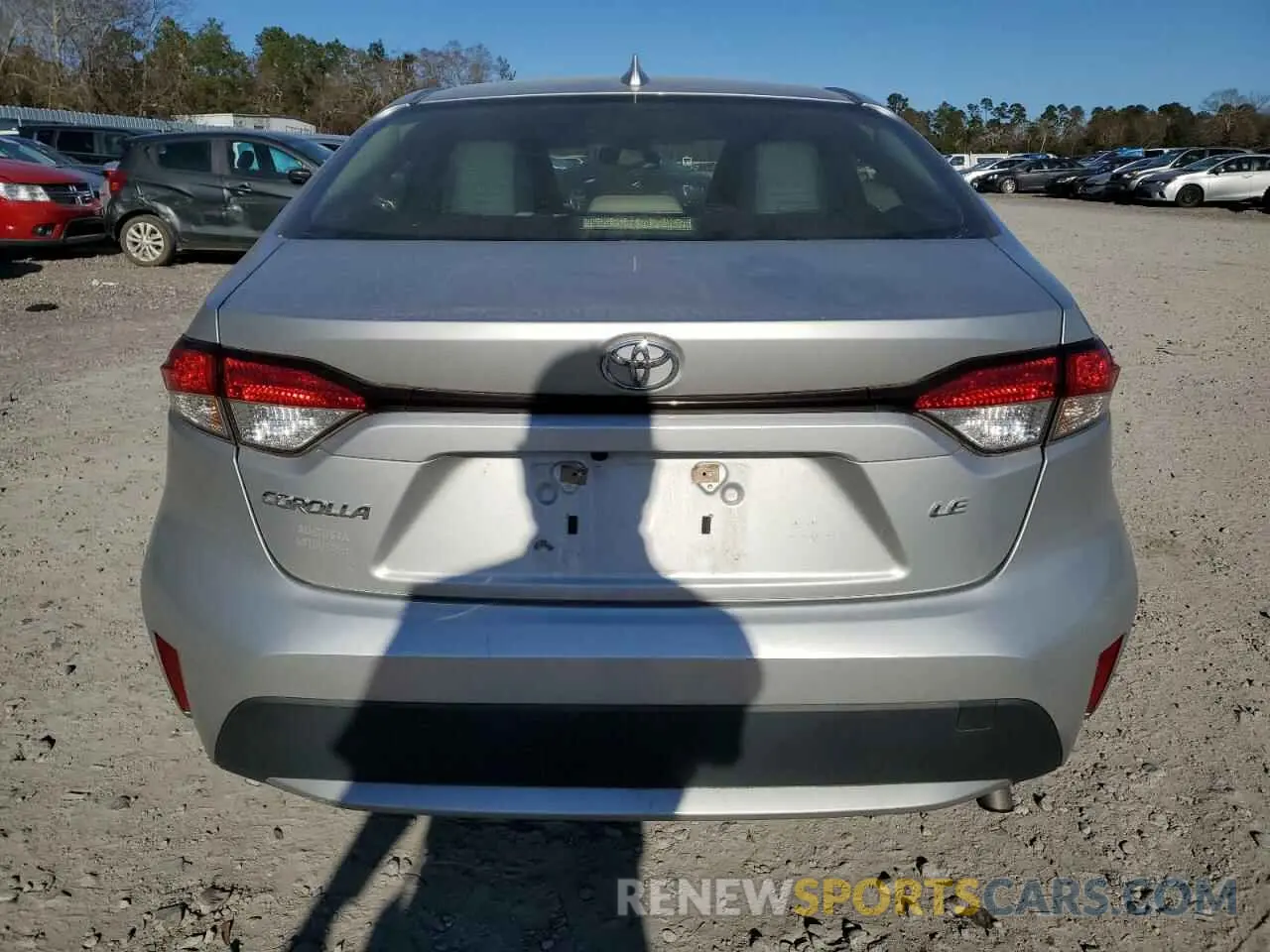 6 fotografías del automóvil dañado JTDEPRAE2LJ096406 TOYOTA COROLLA 2020