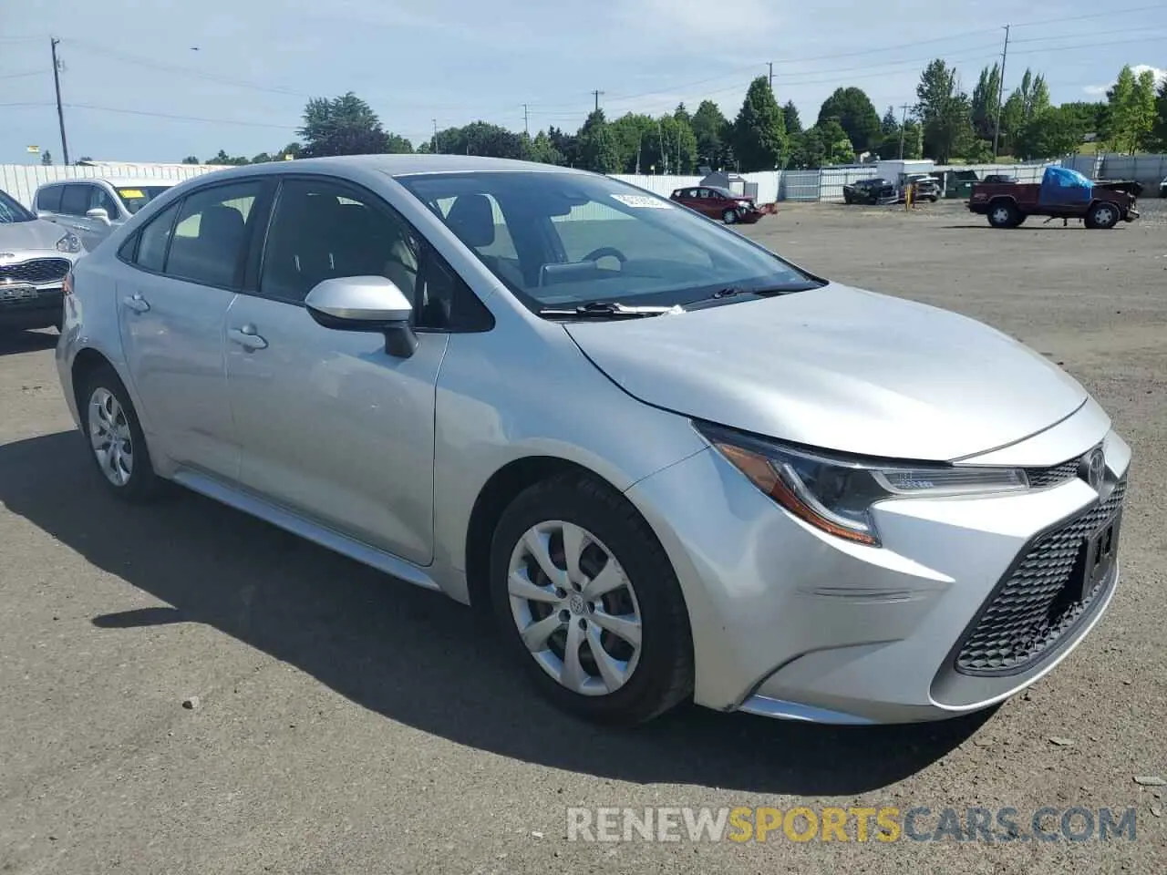 4 fotografías del automóvil dañado JTDEPRAE2LJ100552 TOYOTA COROLLA 2020