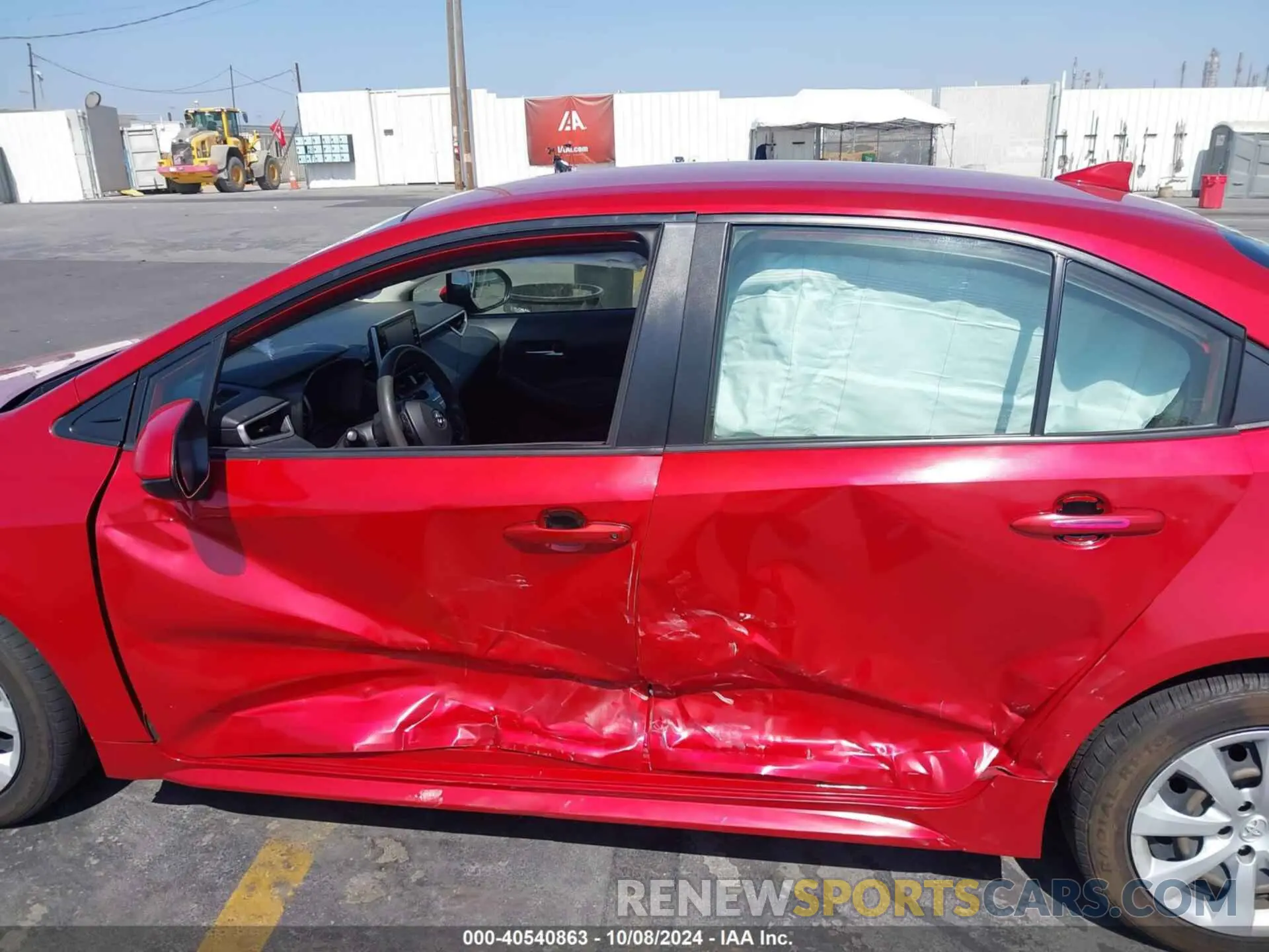 14 fotografías del automóvil dañado JTDEPRAE2LJ101197 TOYOTA COROLLA 2020