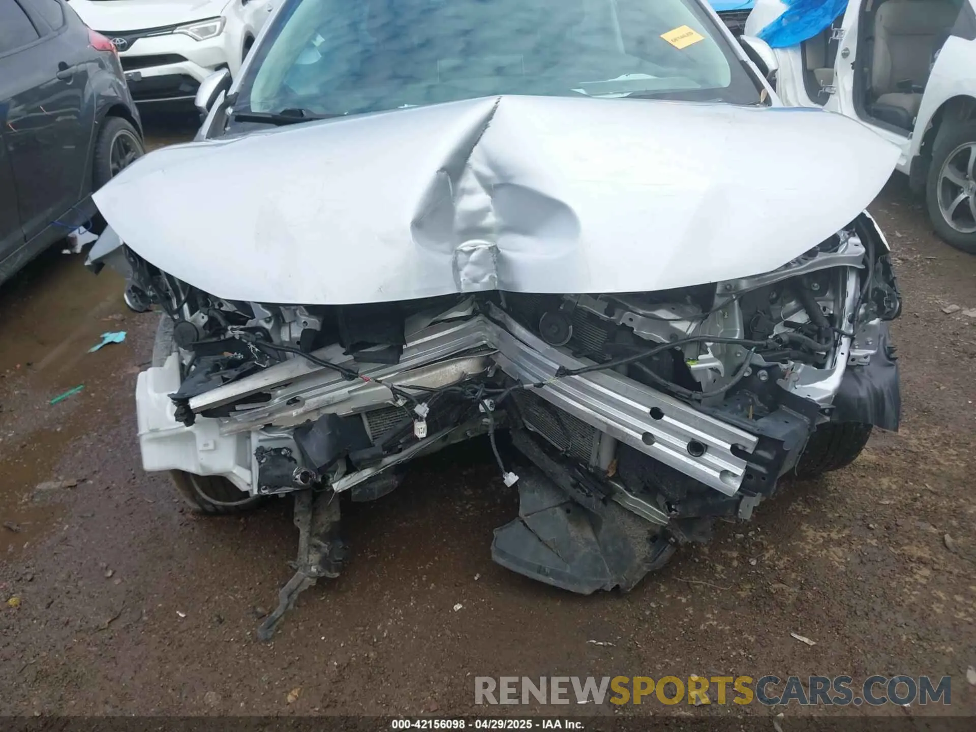 6 fotografías del automóvil dañado JTDEPRAE2LJ102365 TOYOTA COROLLA 2020