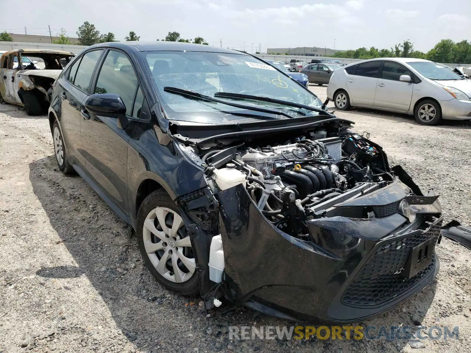 1 fotografías del automóvil dañado JTDEPRAE2LJ102768 TOYOTA COROLLA 2020