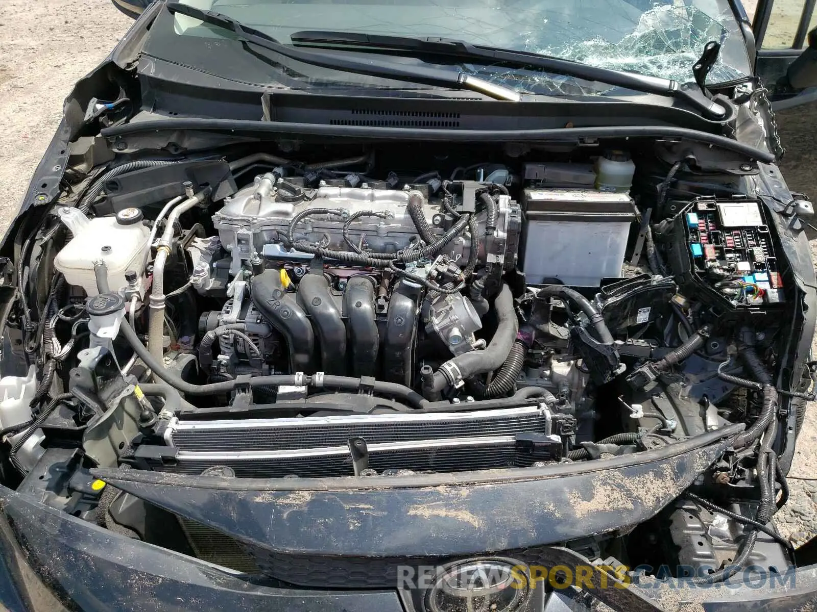 7 fotografías del automóvil dañado JTDEPRAE2LJ102768 TOYOTA COROLLA 2020