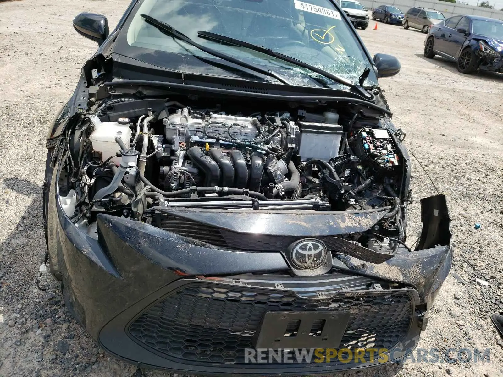 9 fotografías del automóvil dañado JTDEPRAE2LJ102768 TOYOTA COROLLA 2020