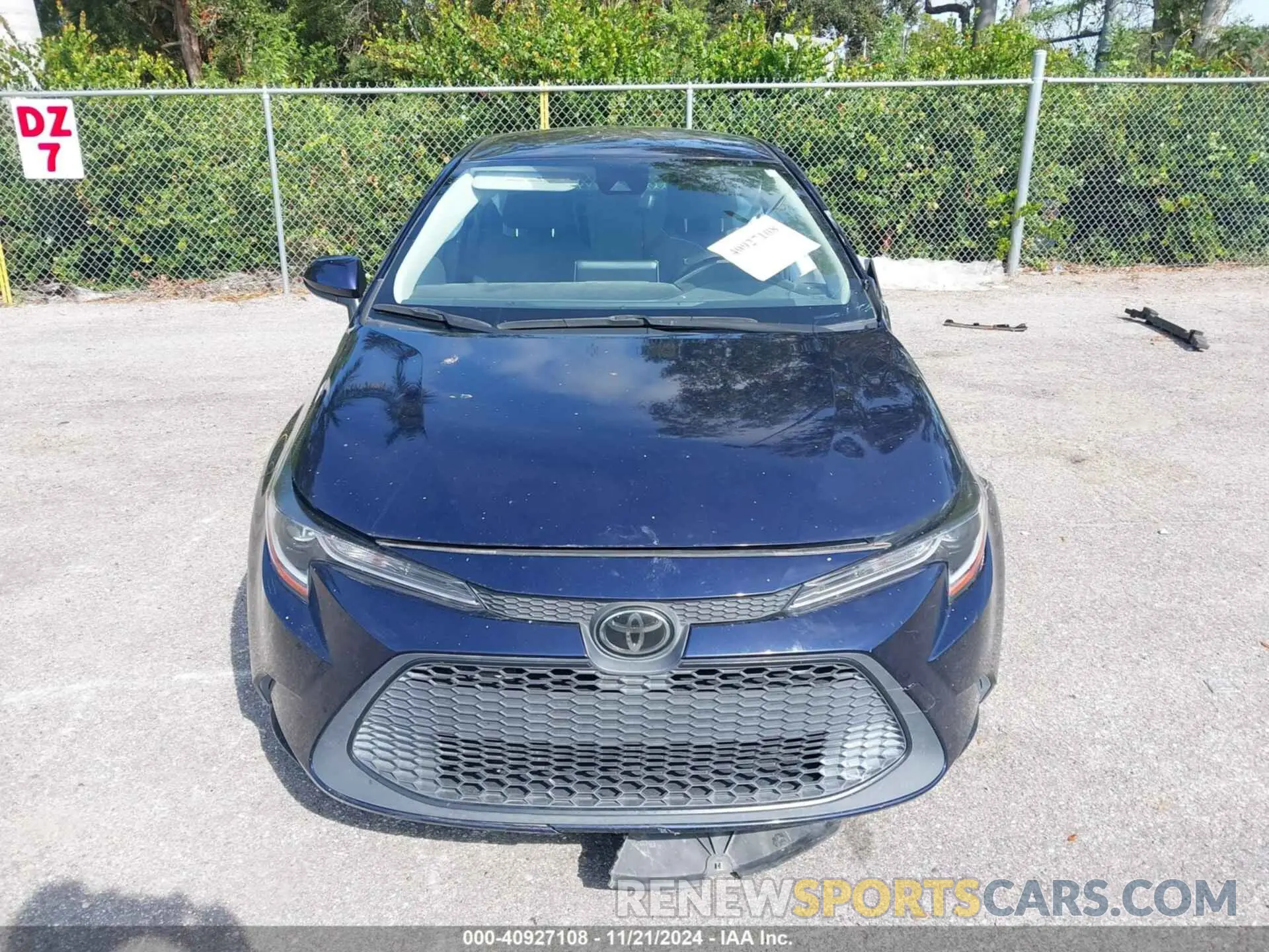 12 fotografías del automóvil dañado JTDEPRAE2LJ105816 TOYOTA COROLLA 2020