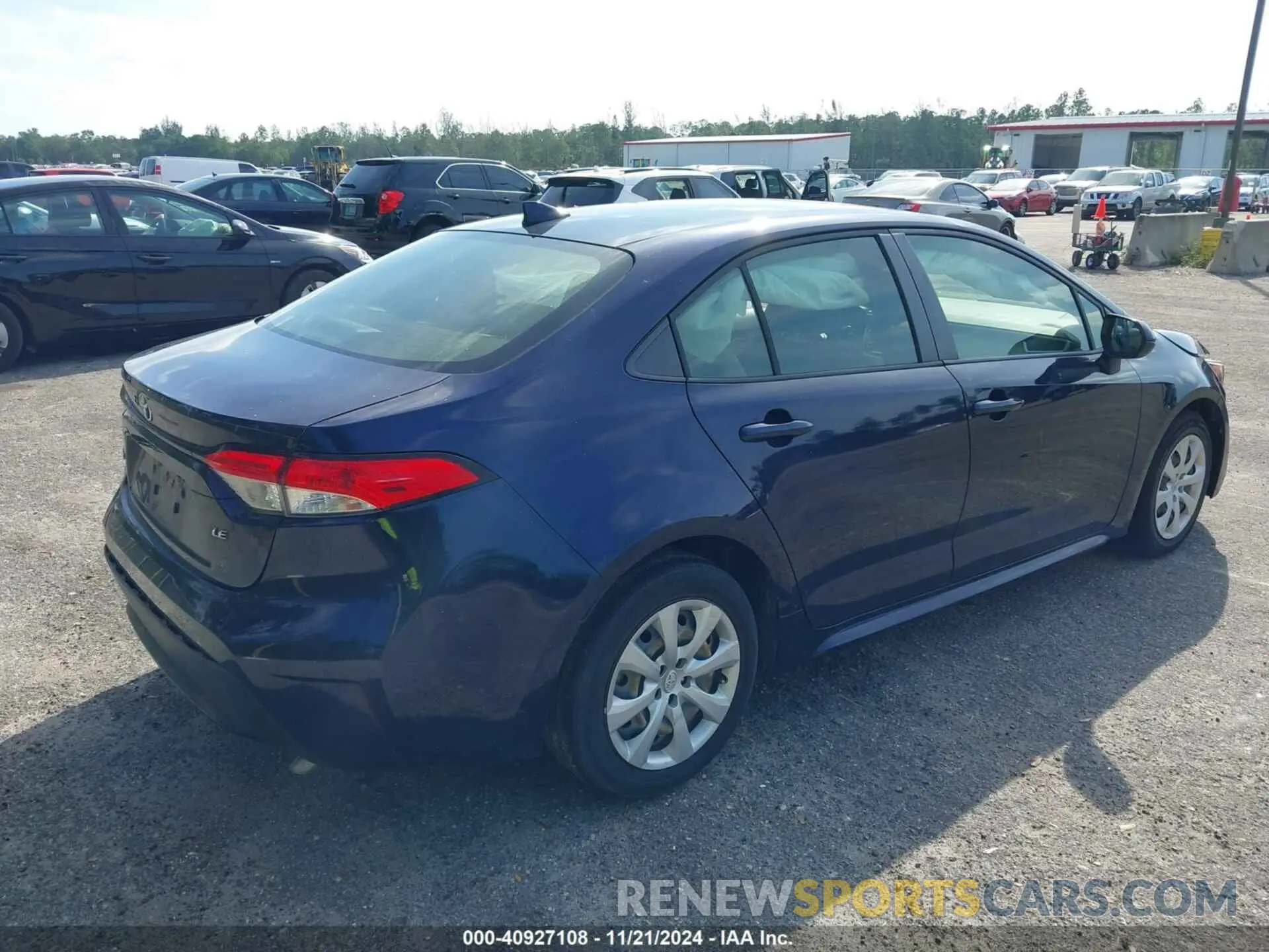 4 fotografías del automóvil dañado JTDEPRAE2LJ105816 TOYOTA COROLLA 2020