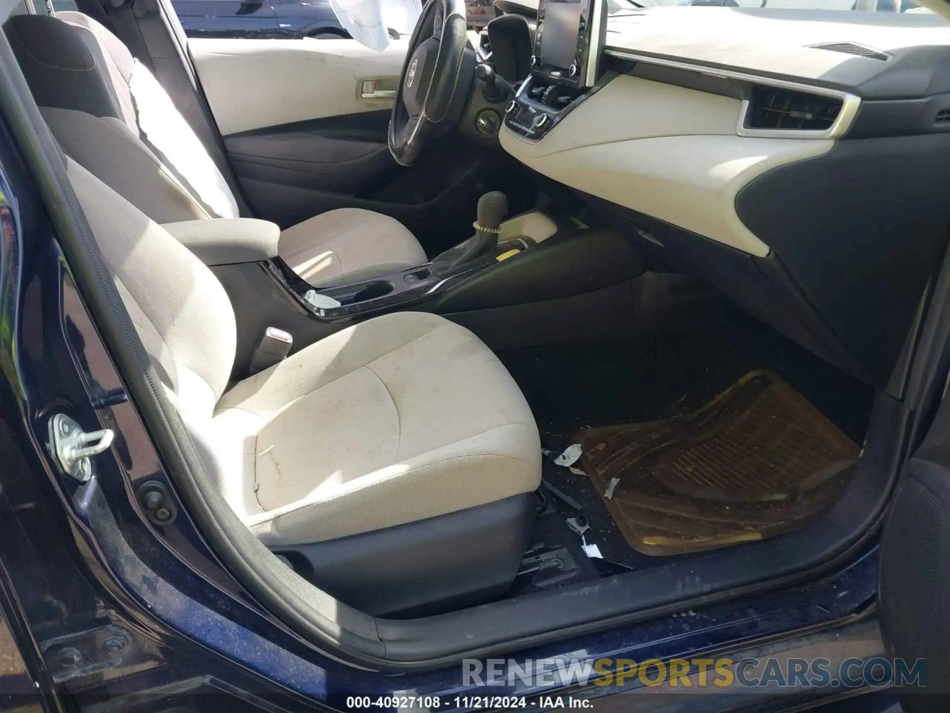 5 fotografías del automóvil dañado JTDEPRAE2LJ105816 TOYOTA COROLLA 2020