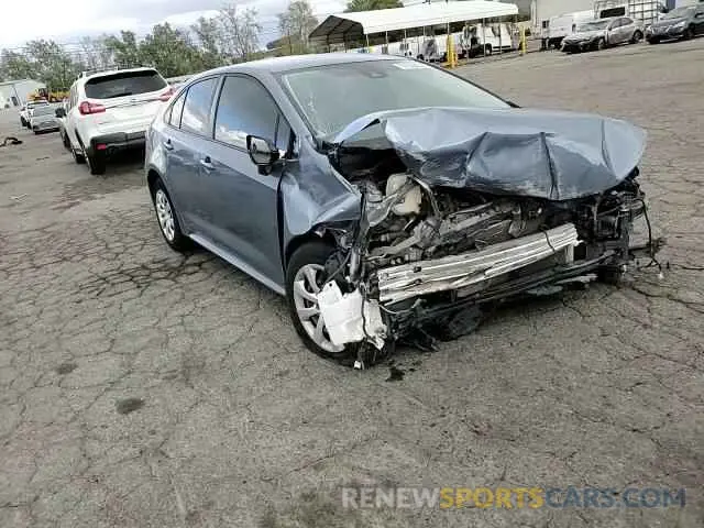 11 fotografías del automóvil dañado JTDEPRAE2LJ112023 TOYOTA COROLLA 2020