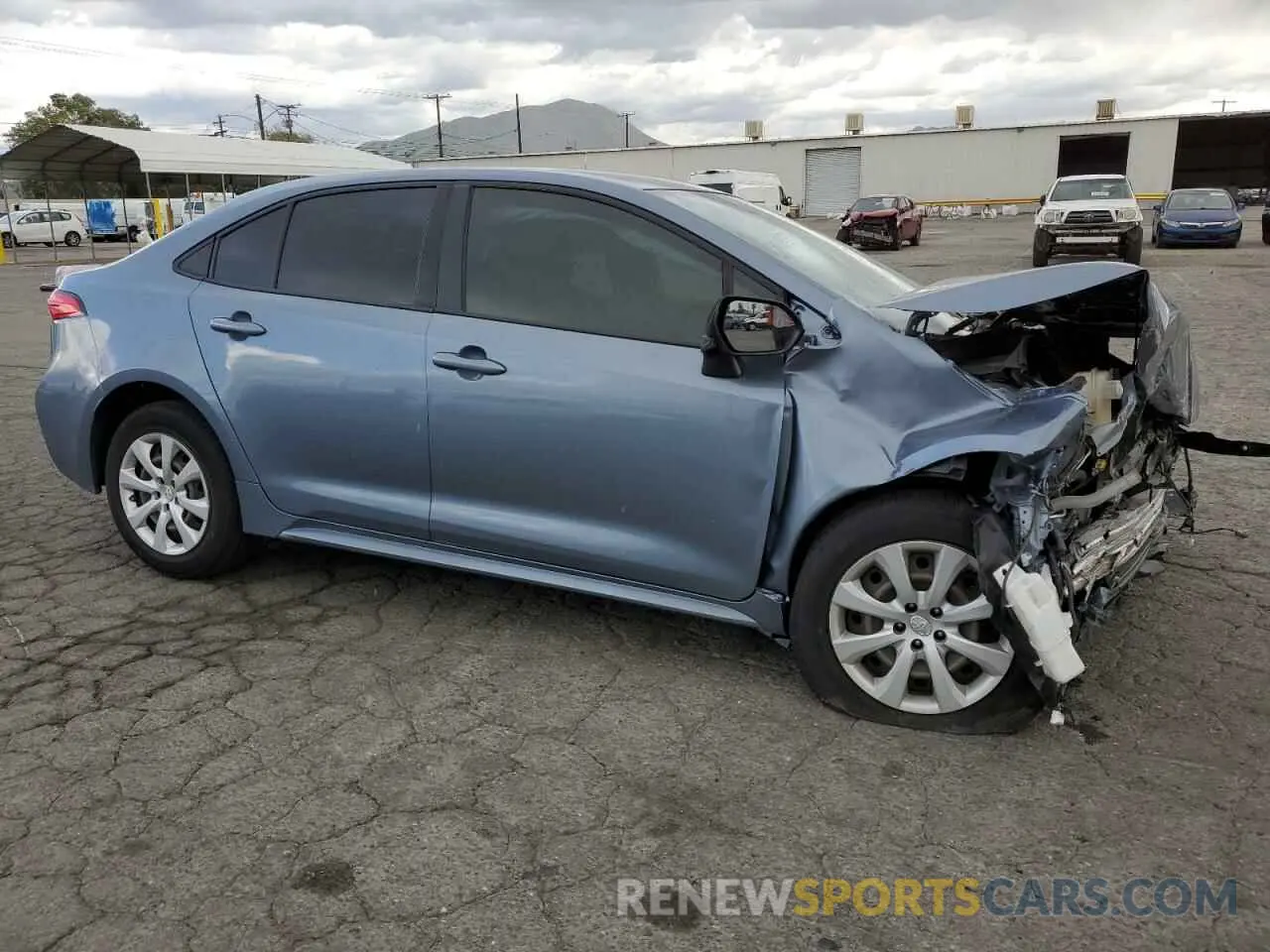 4 fotografías del automóvil dañado JTDEPRAE2LJ112023 TOYOTA COROLLA 2020