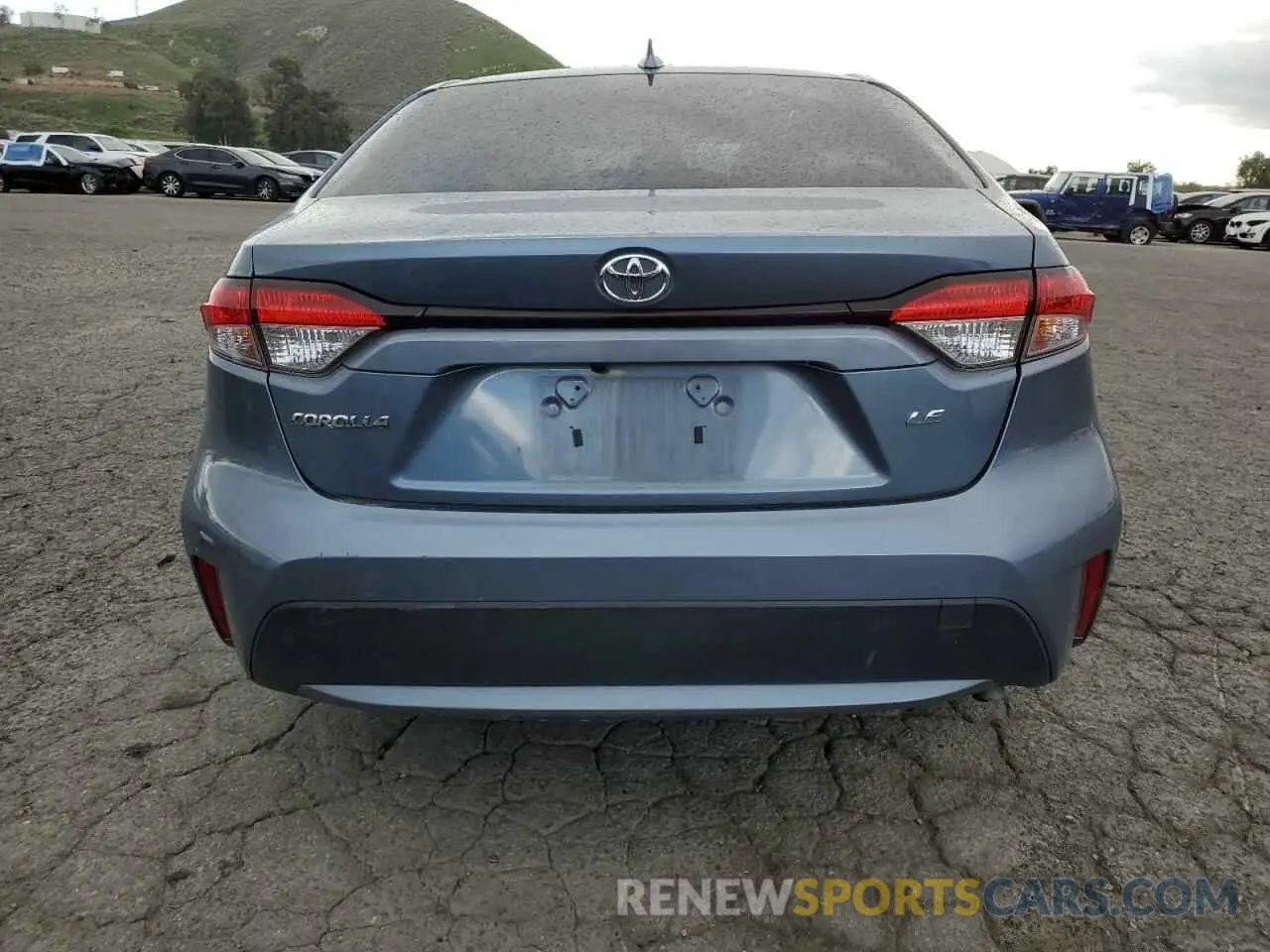 6 fotografías del automóvil dañado JTDEPRAE2LJ112023 TOYOTA COROLLA 2020