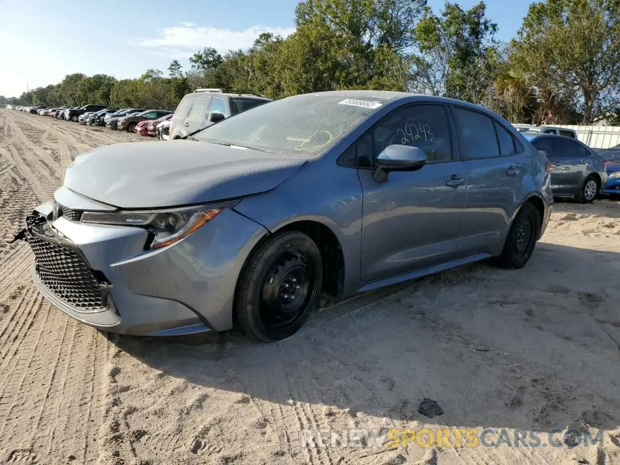 1 fotografías del automóvil dañado JTDEPRAE2LJ114693 TOYOTA COROLLA 2020