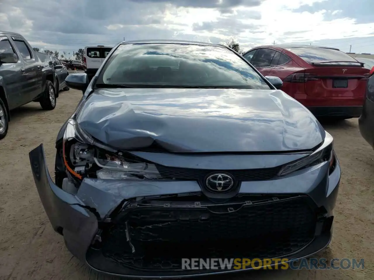 5 fotografías del automóvil dañado JTDEPRAE2LJ114693 TOYOTA COROLLA 2020