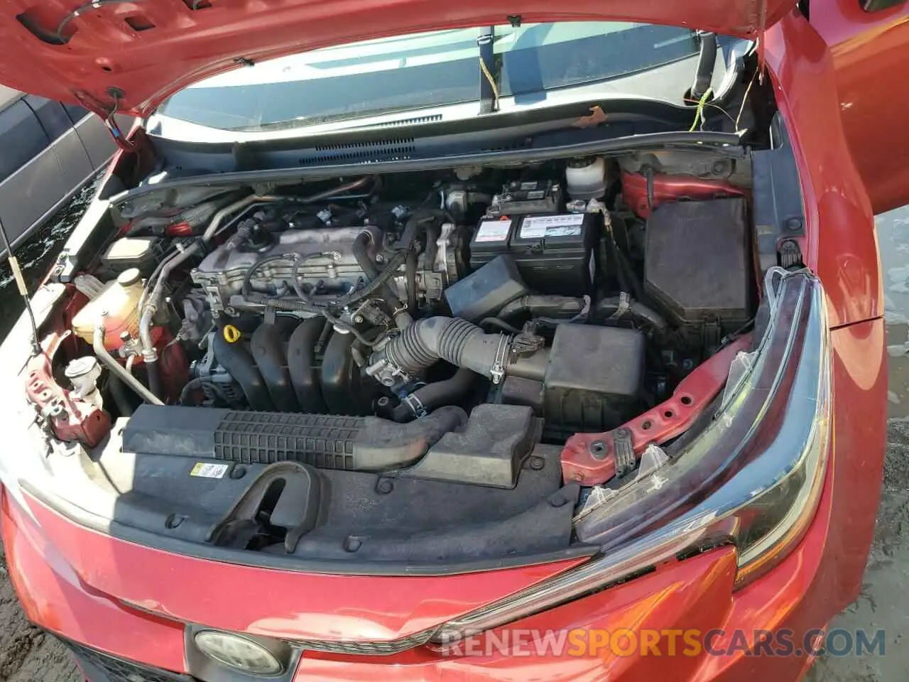 11 fotografías del automóvil dañado JTDEPRAE3LJ004266 TOYOTA COROLLA 2020