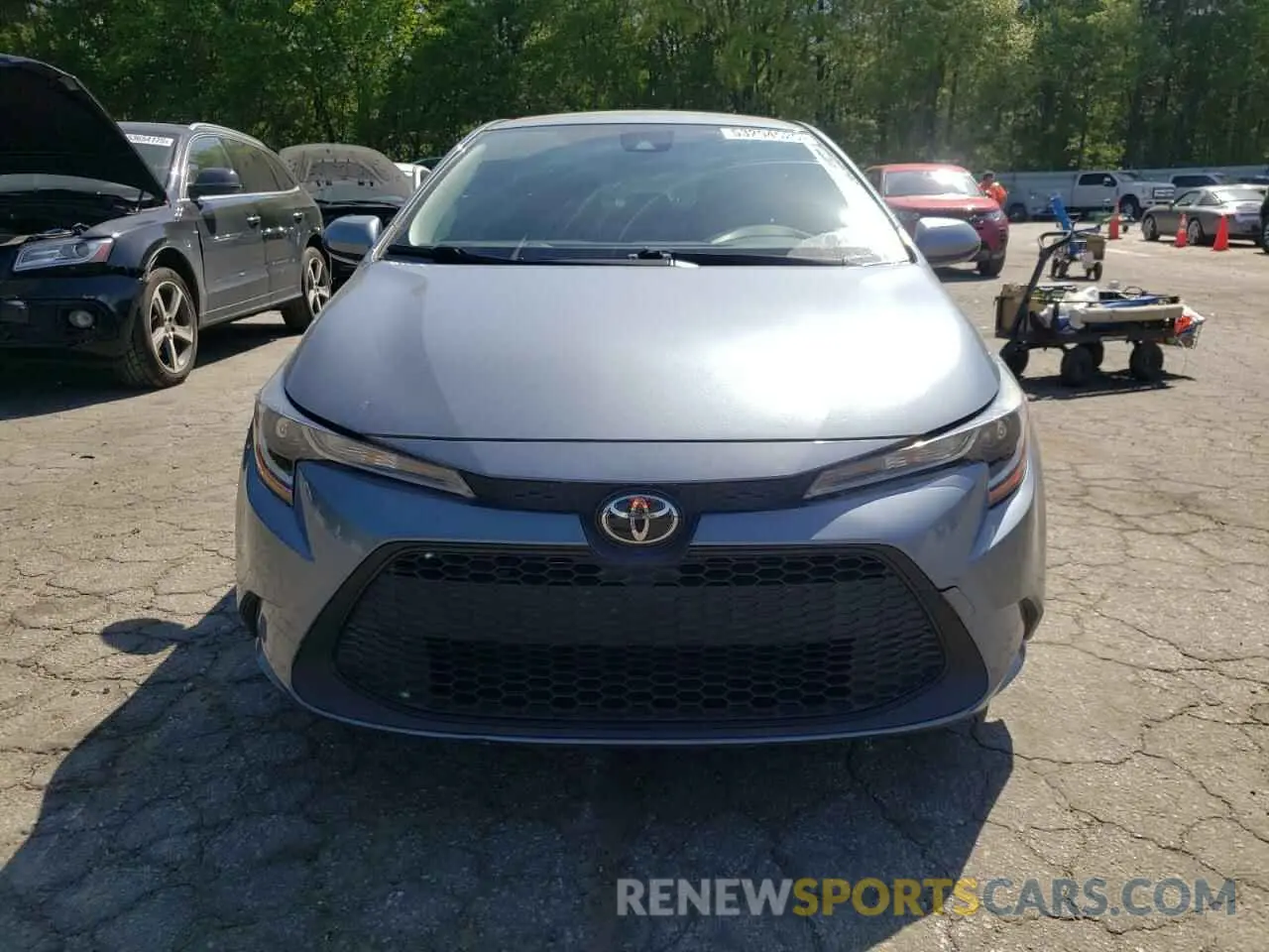 5 fotografías del automóvil dañado JTDEPRAE3LJ006678 TOYOTA COROLLA 2020