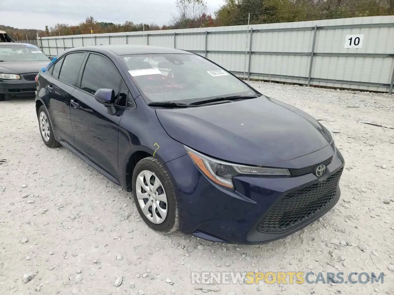1 fotografías del automóvil dañado JTDEPRAE3LJ012240 TOYOTA COROLLA 2020