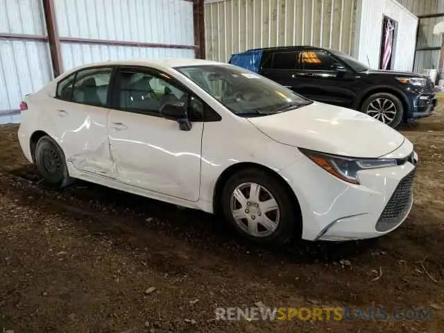 4 fotografías del automóvil dañado JTDEPRAE3LJ016353 TOYOTA COROLLA 2020