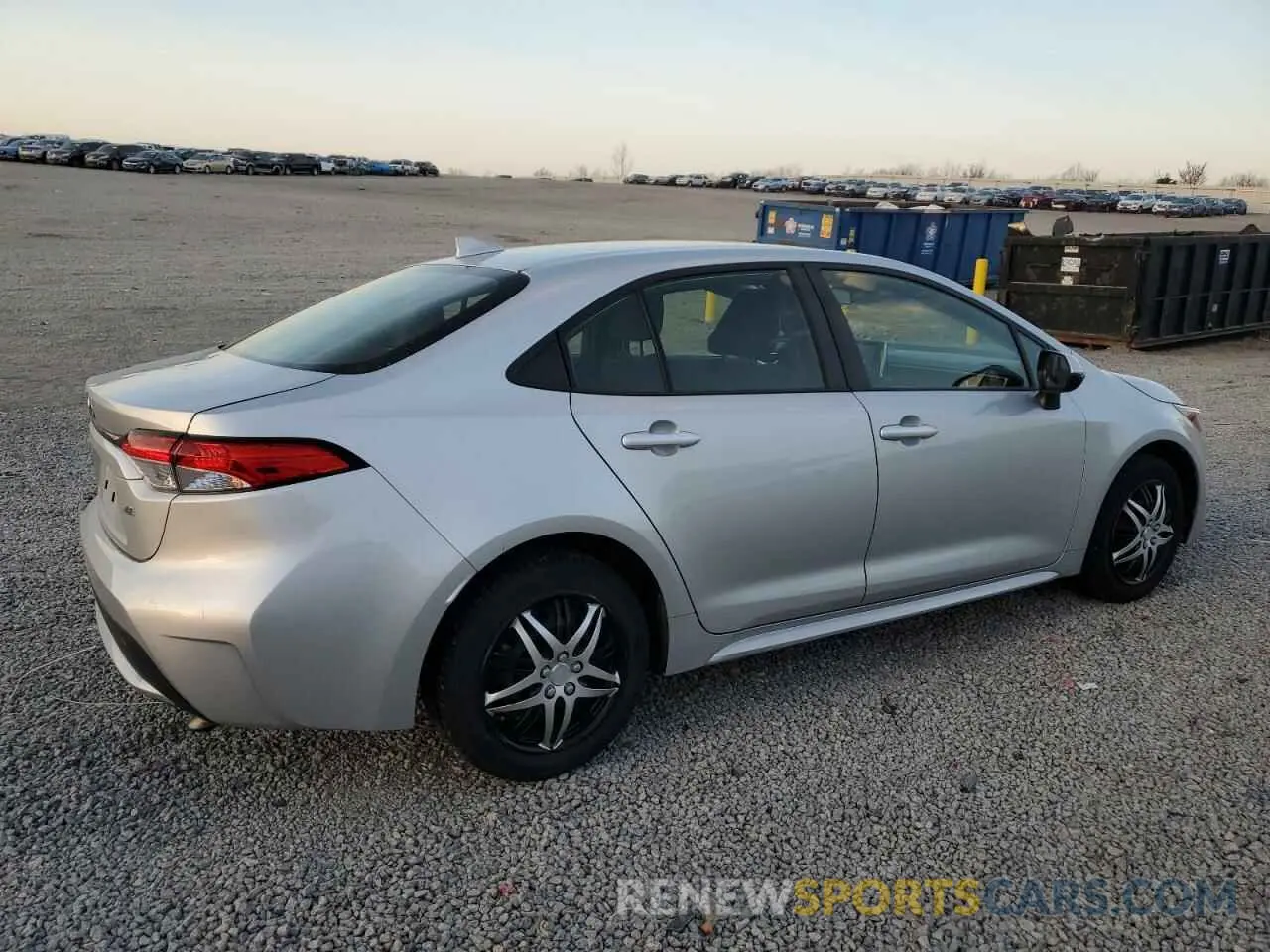 3 fotografías del automóvil dañado JTDEPRAE3LJ019950 TOYOTA COROLLA 2020