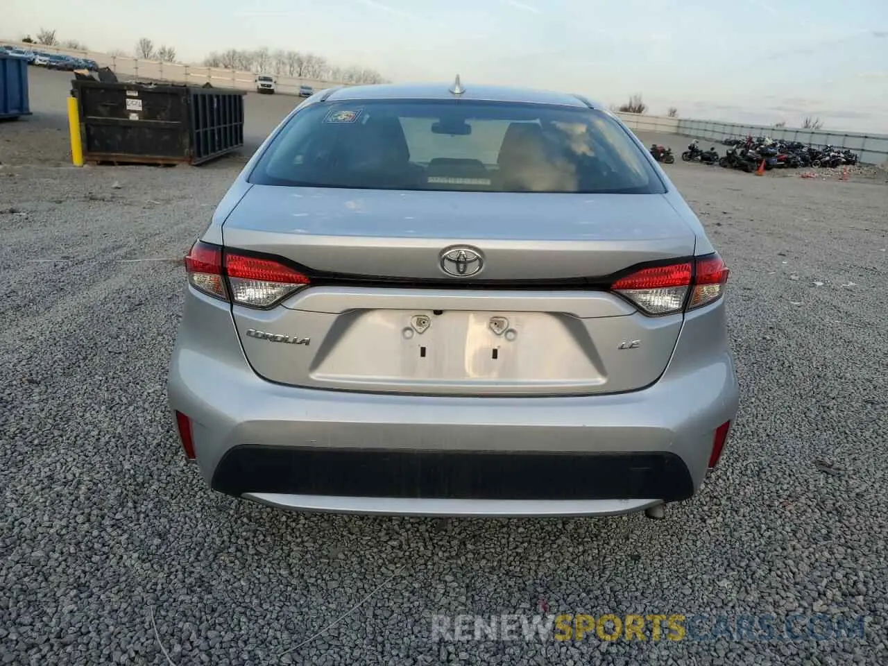 6 fotografías del automóvil dañado JTDEPRAE3LJ019950 TOYOTA COROLLA 2020