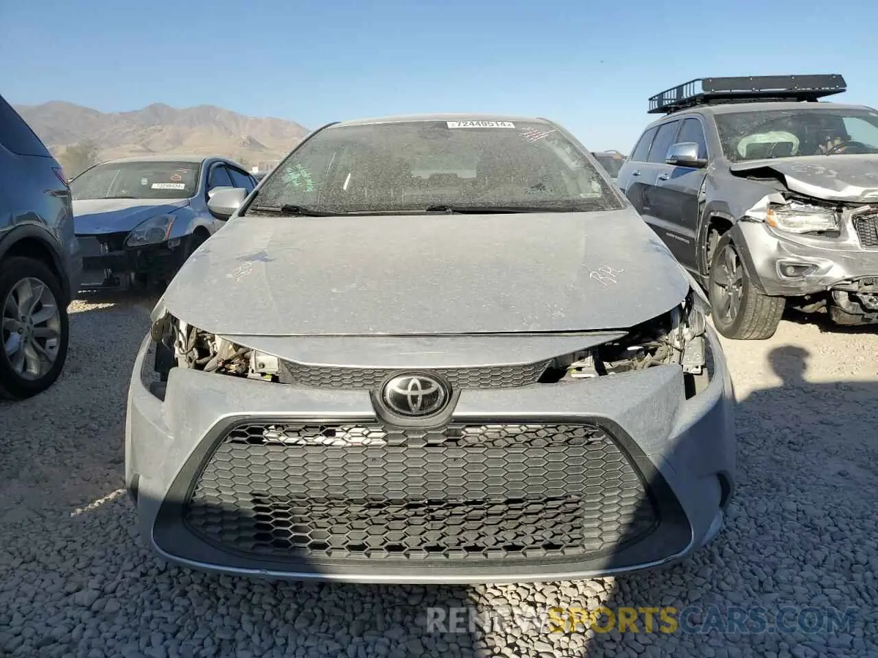 5 fotografías del automóvil dañado JTDEPRAE3LJ023089 TOYOTA COROLLA 2020