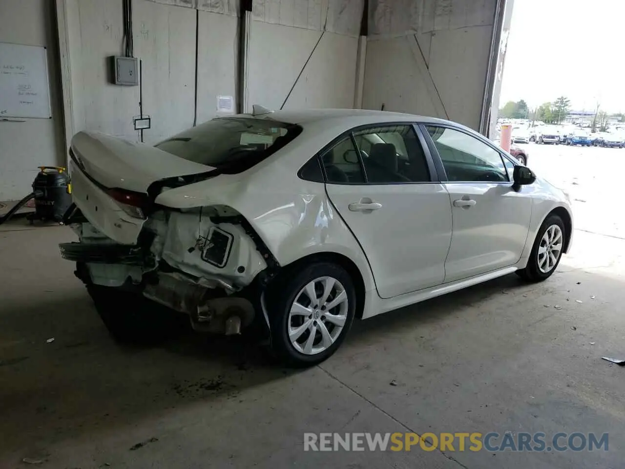 3 fotografías del automóvil dañado JTDEPRAE3LJ024467 TOYOTA COROLLA 2020