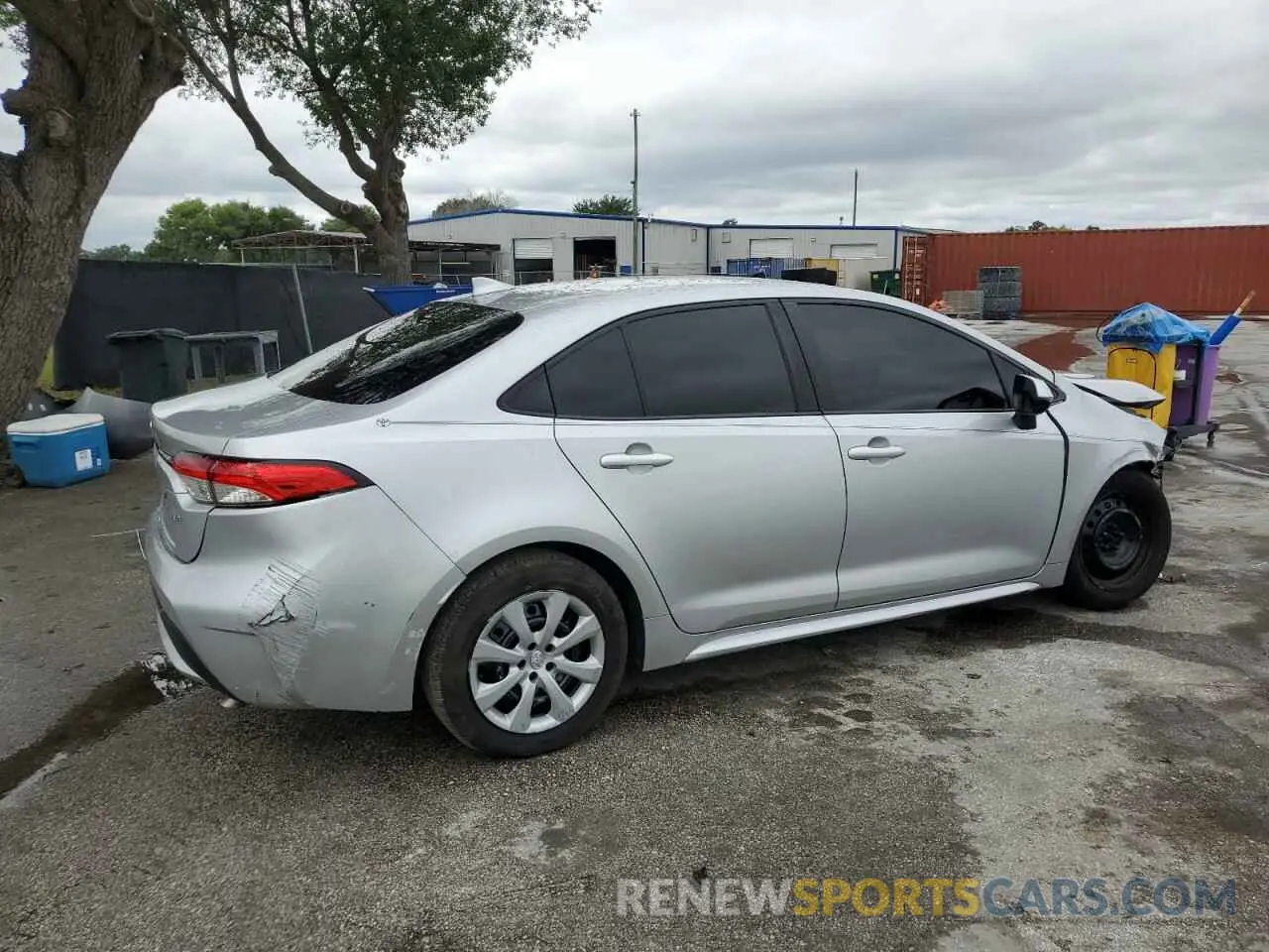 3 fotografías del automóvil dañado JTDEPRAE3LJ026591 TOYOTA COROLLA 2020