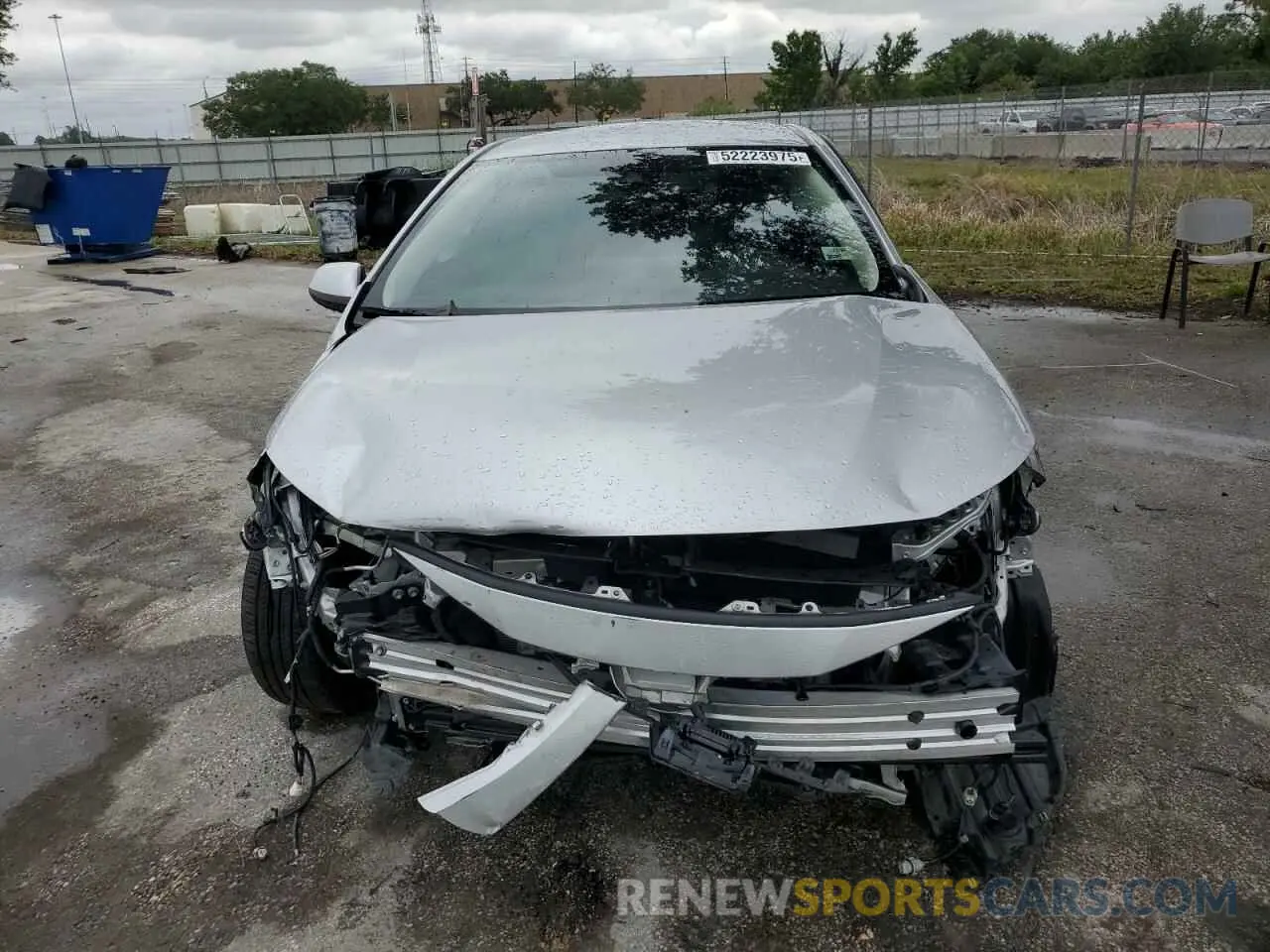 5 fotografías del automóvil dañado JTDEPRAE3LJ026591 TOYOTA COROLLA 2020