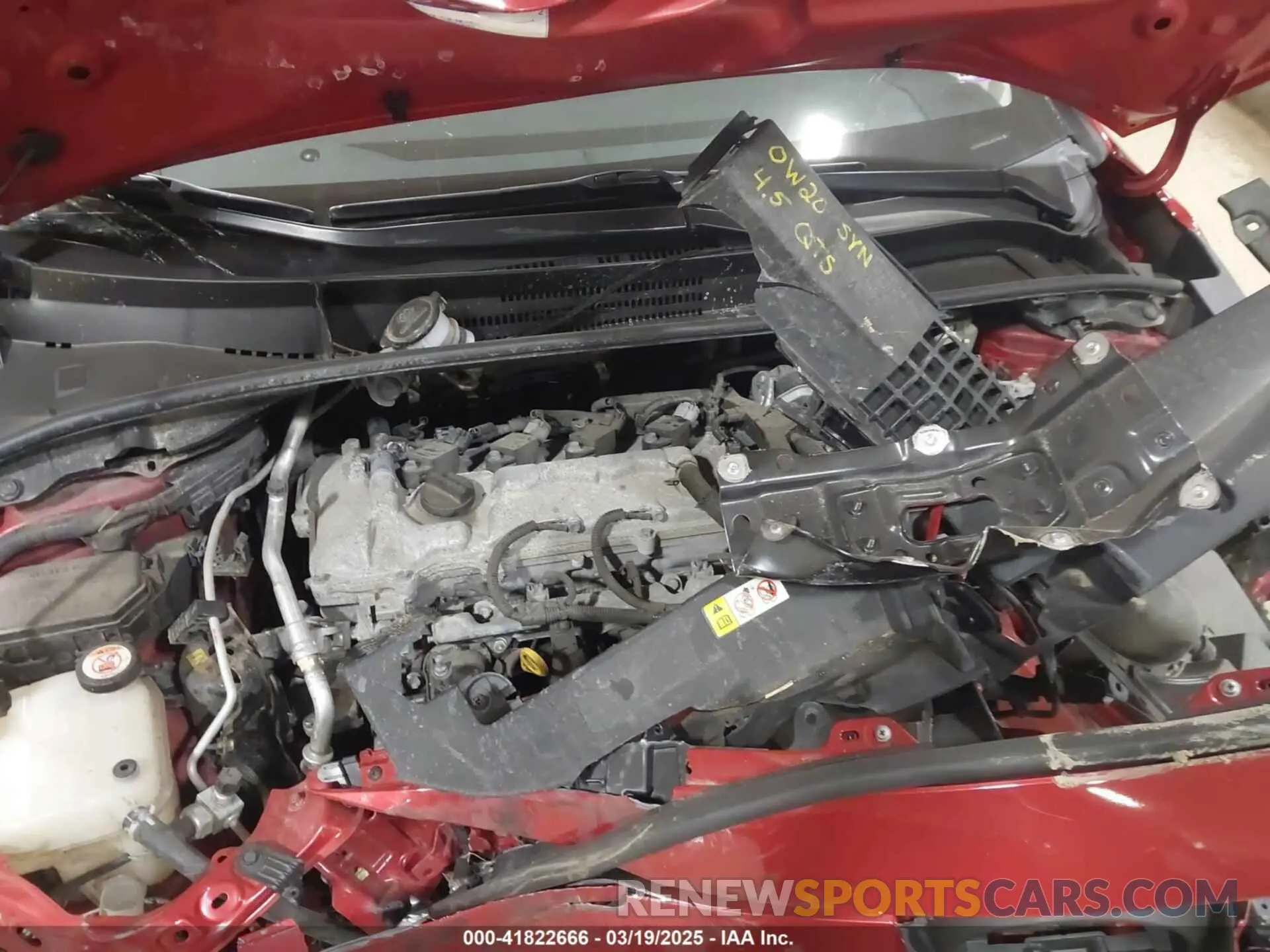 10 fotografías del automóvil dañado JTDEPRAE3LJ027496 TOYOTA COROLLA 2020